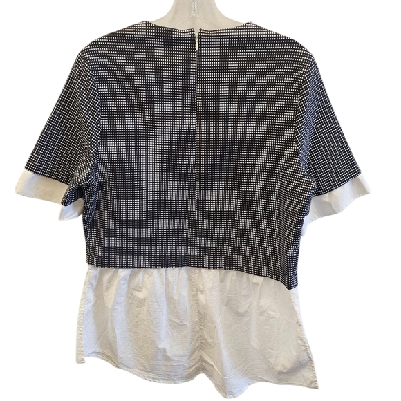 Pearl By Lela Rose Check Poplin Shirt - Picture 6 of 9